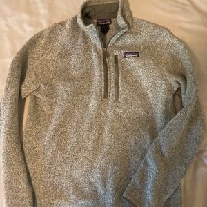 Patagonia Grey 1/4 Zip Sweater M
